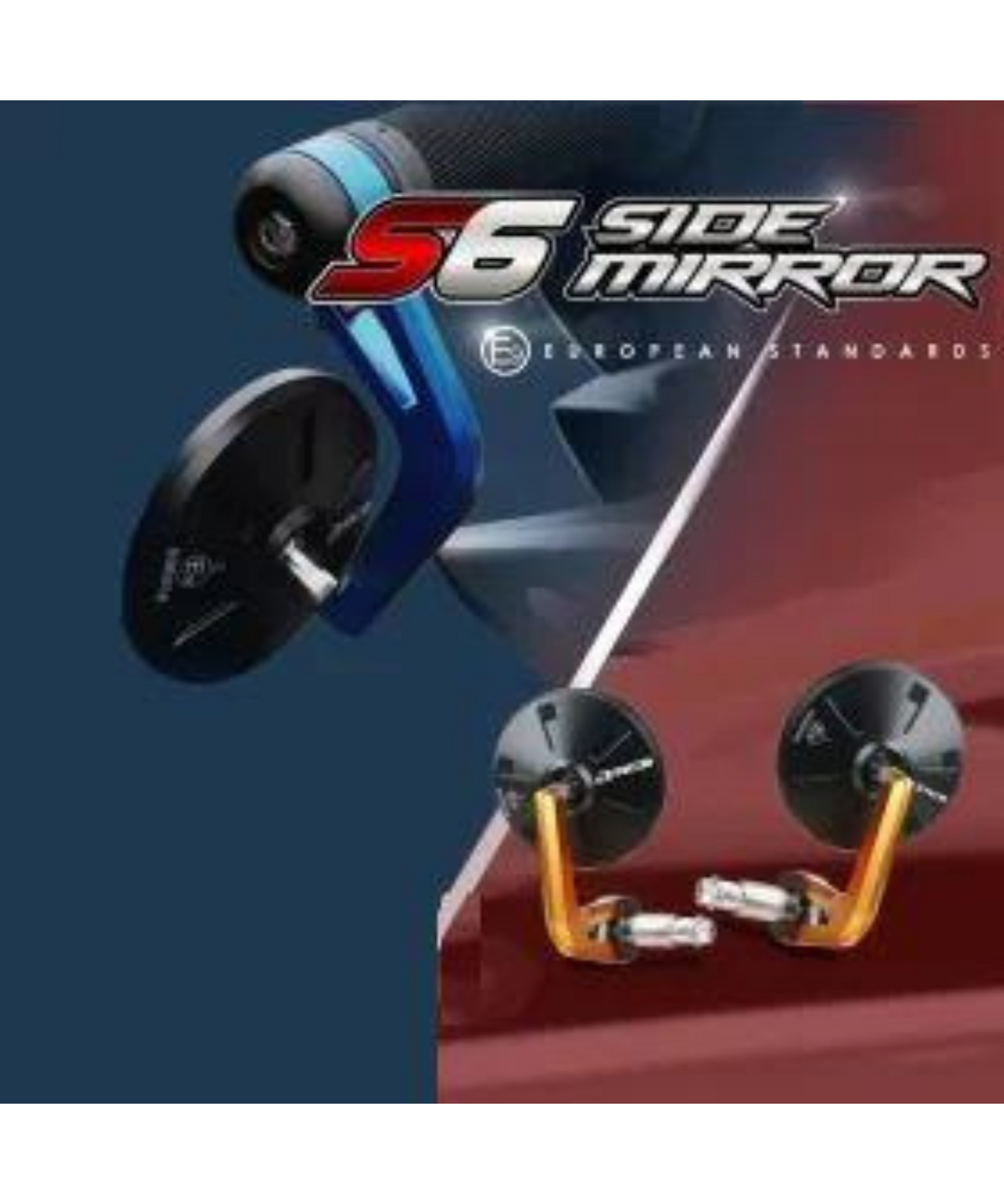 RCB S6 Side Mirror & Bar End - RCB