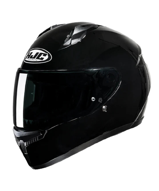 HJC C10 Solid Metal Helmet - Black