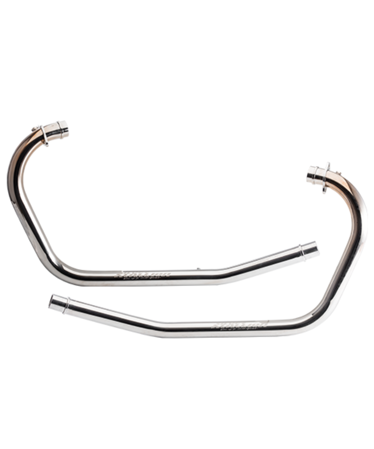 Silver Stallion RE Longshot Super Meteor Free Flow Bend Pipe - Silver