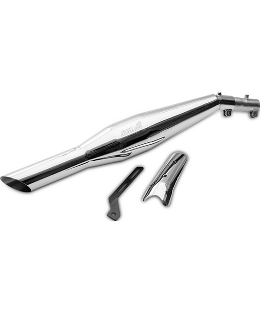 Silver Stallion Honda Drift CB 350 Performance Exhaust System - Silver