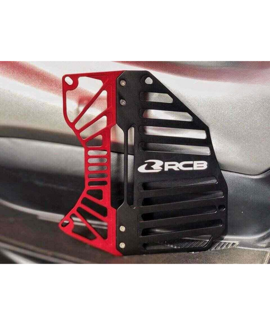 RCB Radiator Cover S Series Nmax - Black Red - 01IR007B
