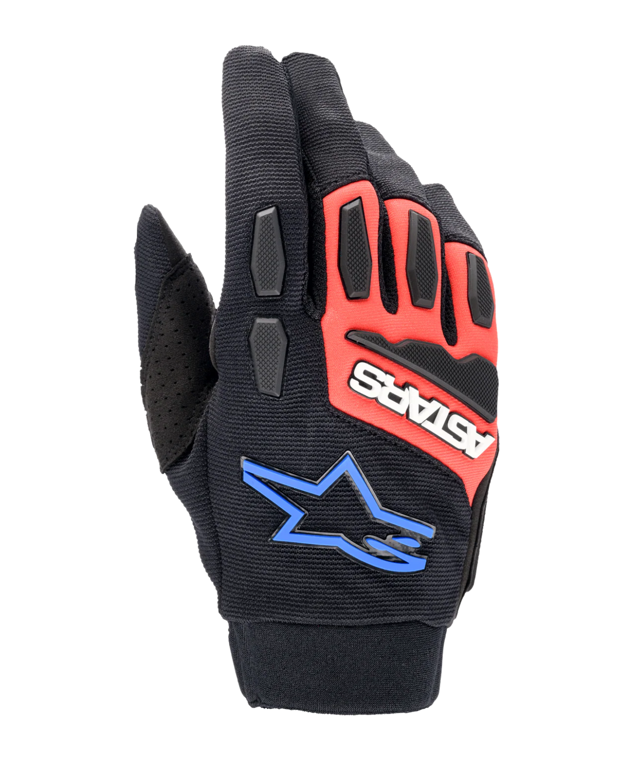 Alpinestars Full Bore XT Riding Gloves - Black Bright Red Blue