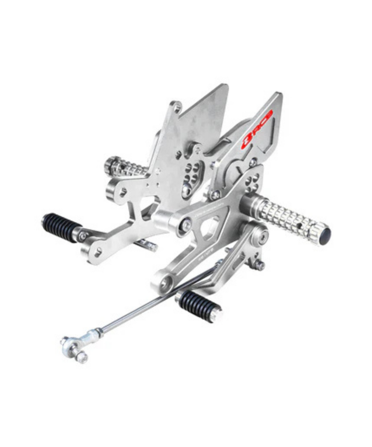 RCB S2 V2 Single Set Footrest (Yamaha R15-V3 & V4) Silver - 01FR040 - RCB