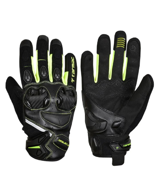 Tarmac Fuse Riding Gloves - Black Fluorescent