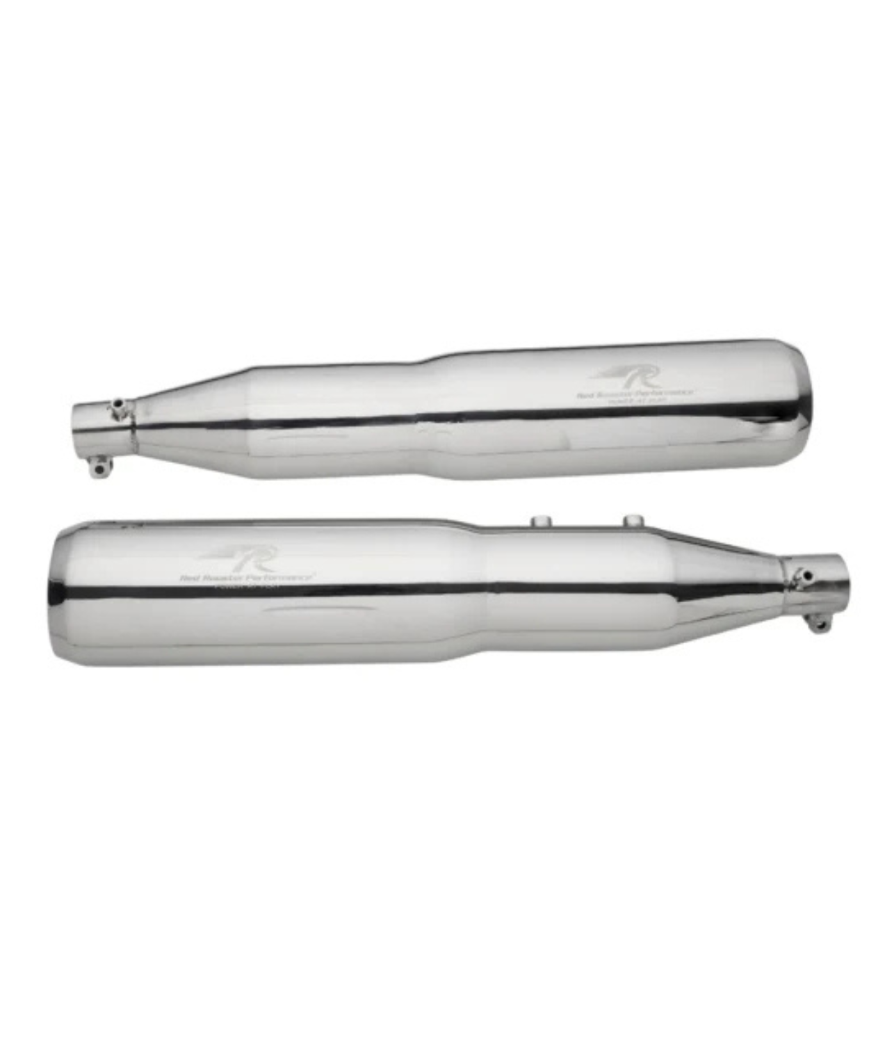Red Rooster Performance Atlas Exhaust for Royal Enfield Classic 650 - Silver Polish
