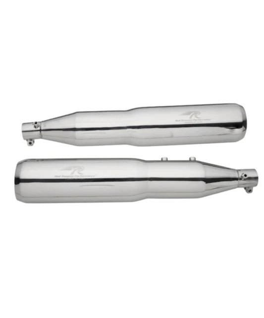 Red Rooster Performance Atlas Exhaust for Royal Enfield Classic 650 - Silver Polish