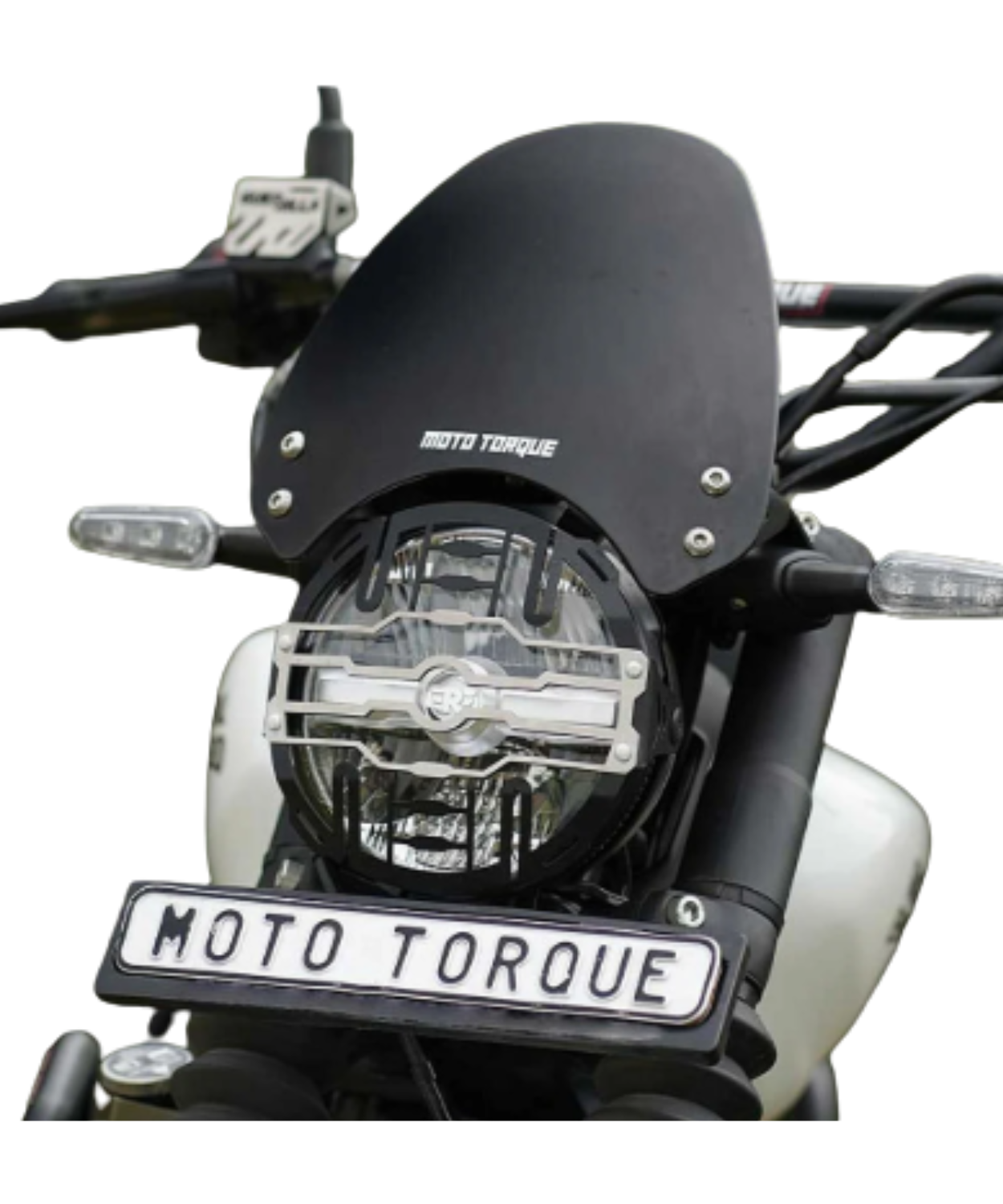 Moto Torque Headlight Guard for Guerrilla 450 - Black