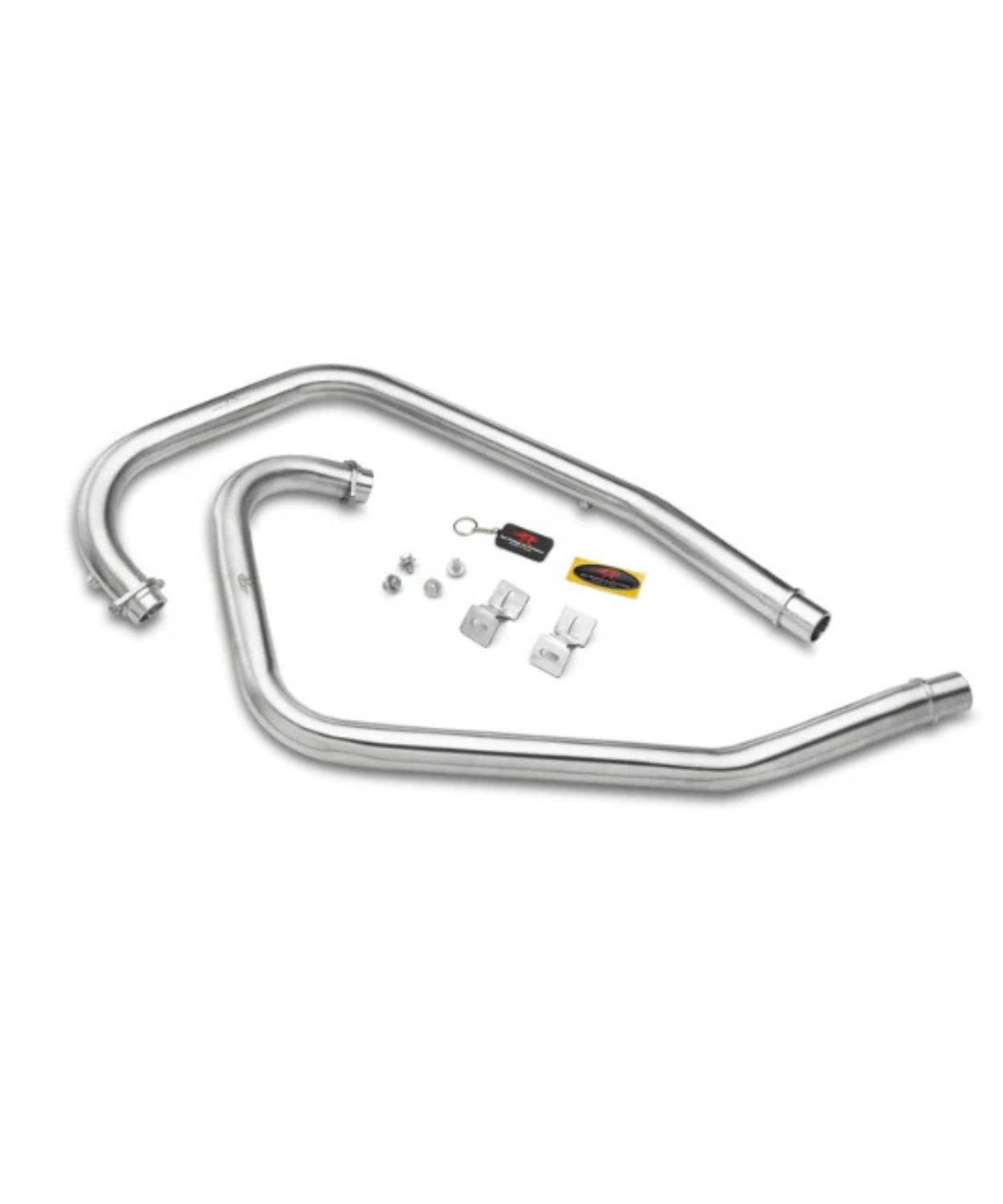 Red Rooster Performance Header Pipe for Interceptor 650 / GT 650 - Silver Matte