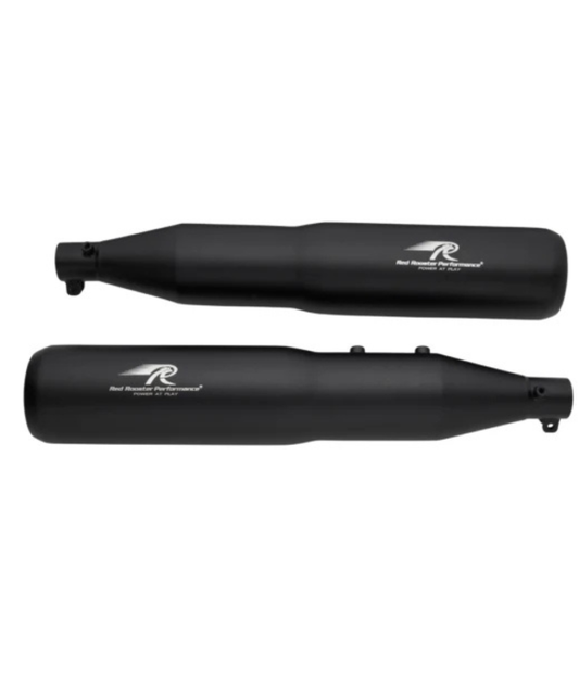 Red Rooster Performance Atlas Exhaust for Royal Enfield Classic 650 - Black Matte