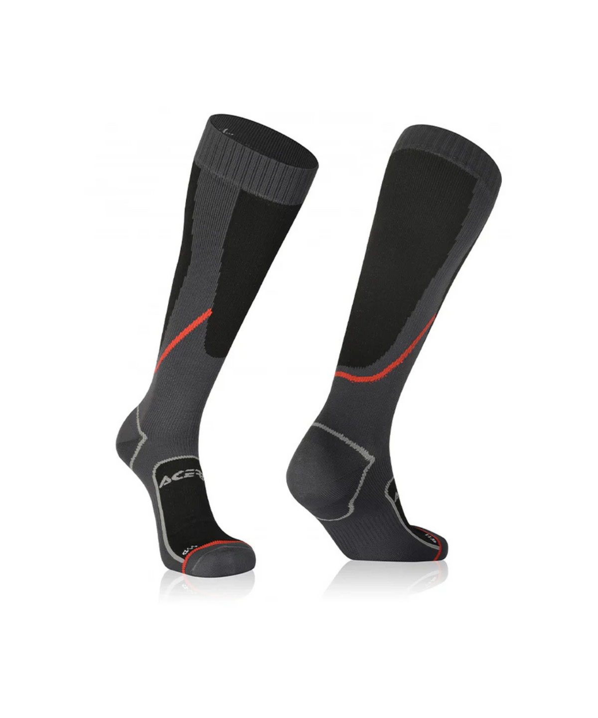 Acerbis No-Wet Waterproof Sock - Black Grey - Acerbis