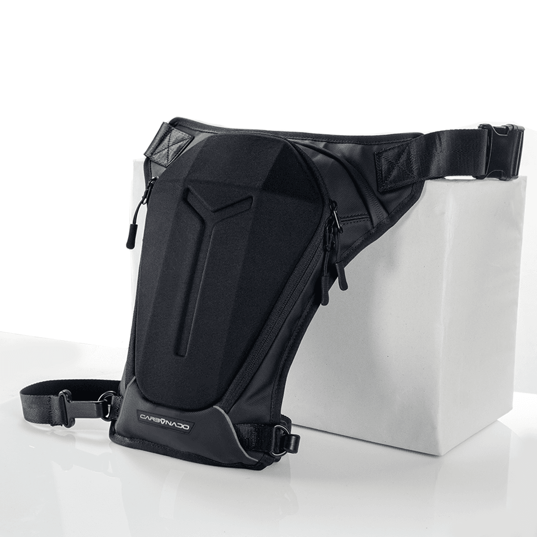 Carbonado Turtle Thigh Bag - Black