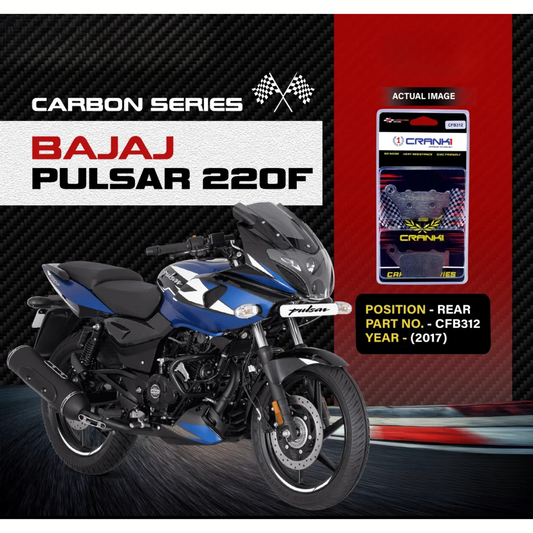 Crank1 Bajaj Pulsar 220 F (2017) Carbon Brake Pads