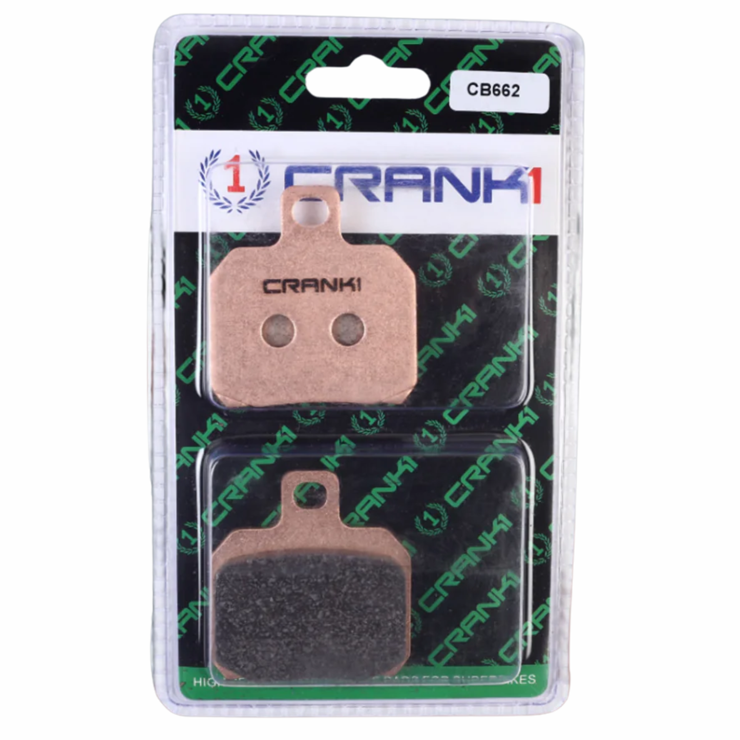 Crank1 Fully Sintered H2 Series Brake Pads for Ducati Monster 937 (2022)