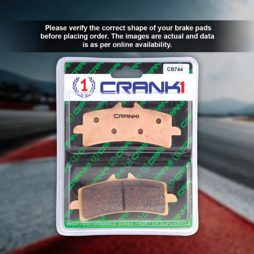 Crank1 Fully Sintered H2 Series Brake Pads for Suzuki GSX-S 1000