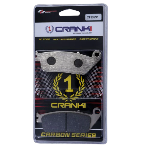 Crank1 Carbon Brake Pads for Triumph Bonneville A3 Air cooled (2007-2015)