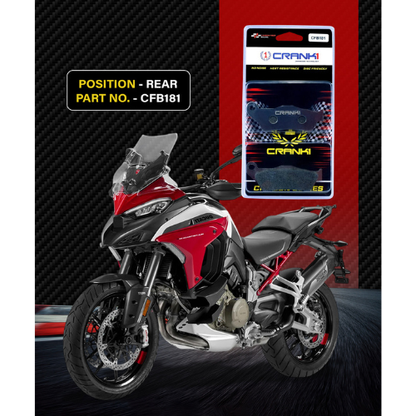 Crank1 Carbon Brake Pads for Ducati Multistrada 1200 V4 (2021 Onward)