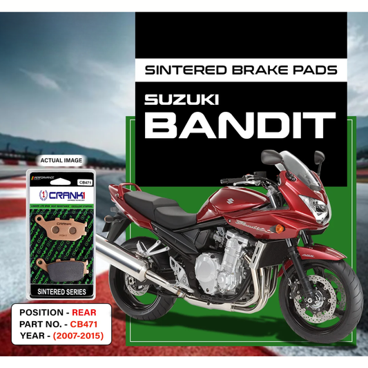 Crank1 Suzuki Bandit (2007-2015) Fully Sintered H2 Series Brake Pads