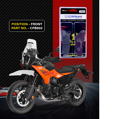 Crank1 Carbon Brake Pads for KTM Adventure 250 (2025)