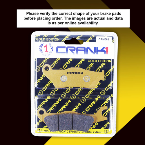 Crank1 Ceramic Brake Pads for Suzuki Gixer 250