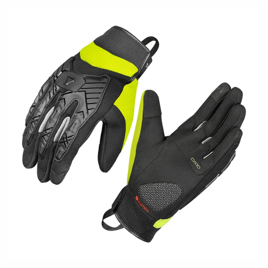 Korda Droid Riding Gloves - Fluorescent Yellow