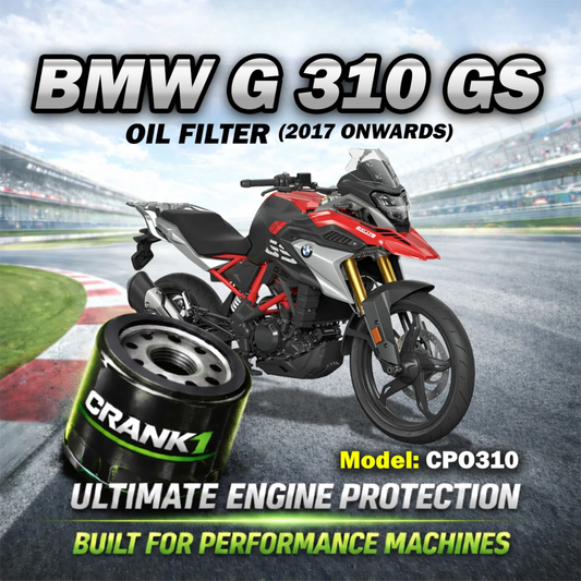 Crank1 BMW G 310 GS (2017 Onwards) Performance Oil Filters - CPO-310