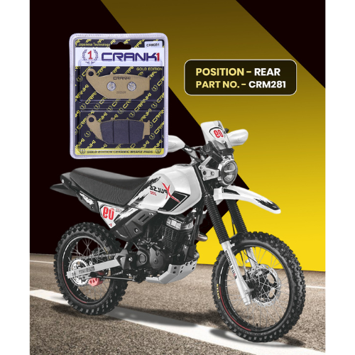 Crank1 Ceramic Brake Pads for Hero XPulse 200 4V/4V Rally