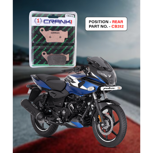 Crank1 Bajaj Pulsar 220 F (2017) Sintered Brake Pads