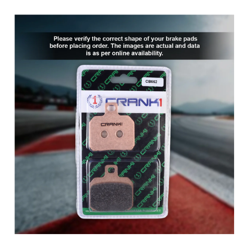 Crank1 Fully Sintered H2 Series Brake Pads for KTM RC8R (2010-2015)