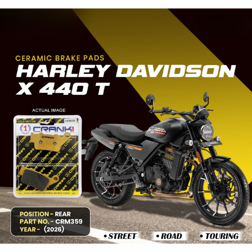 Crank1 Harley Davidson X 440T (2026) Ceramic Brake Pads