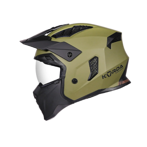 Korda Strom Trooper Helmet - Solid Military Green