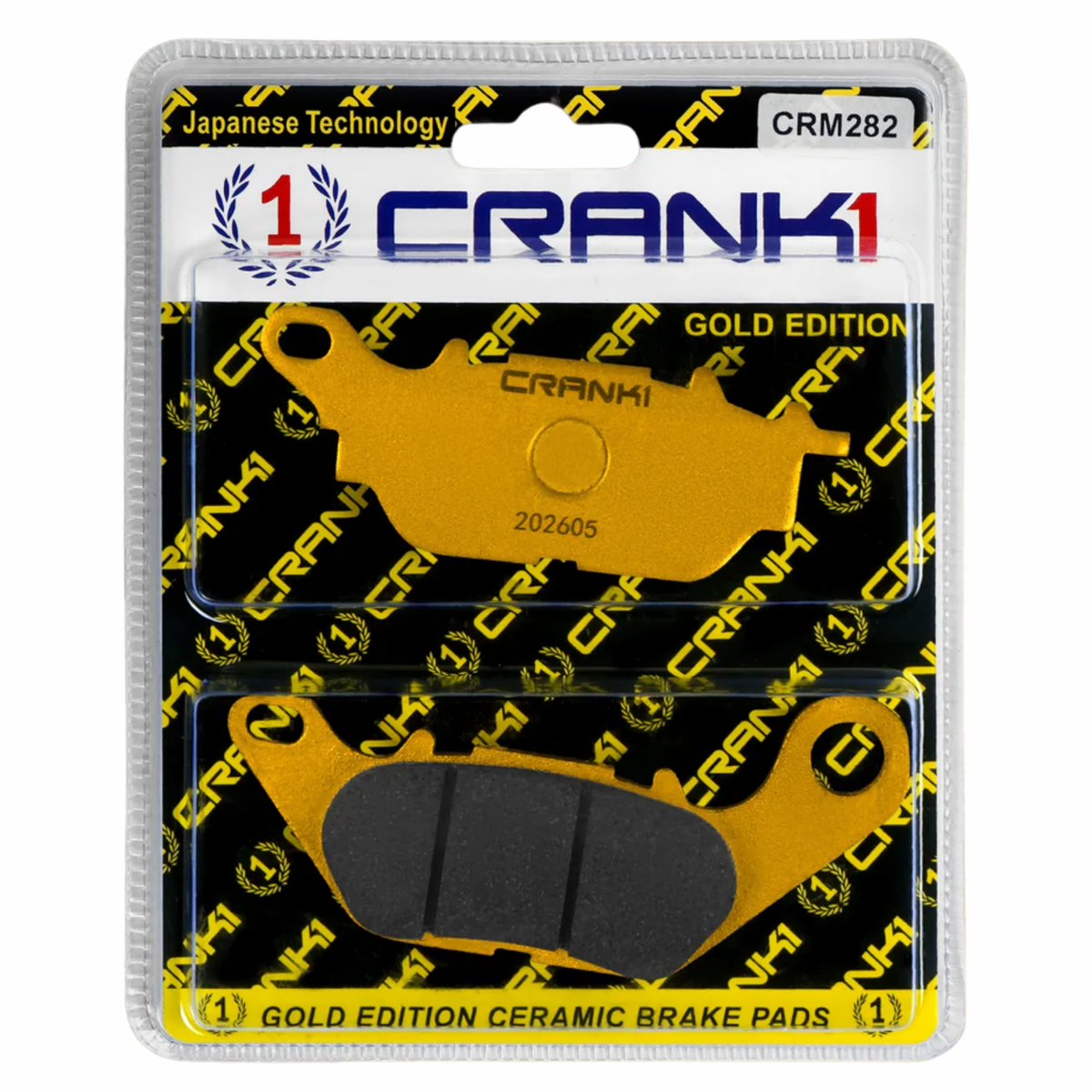Crank1 Ceramic Brake Pads - CRM282 - Crank 1