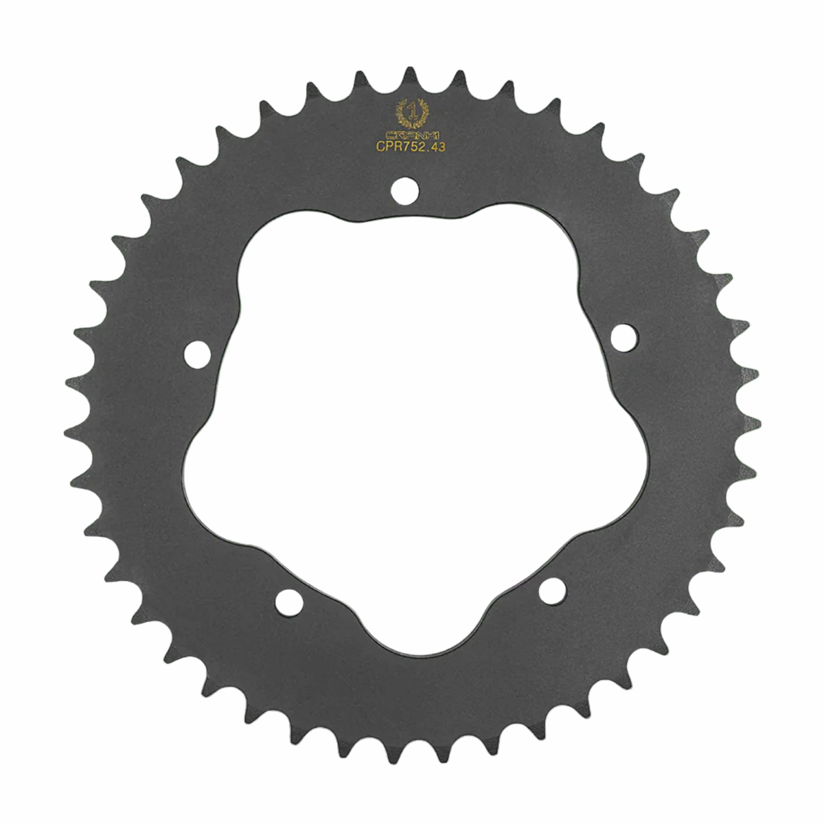 Crank1 Performance Motorcycle Sprocket Pitch 525 - CPR752.43T - Black