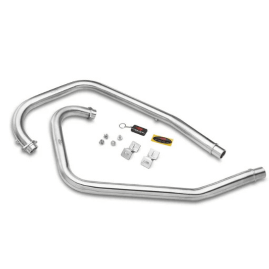 Red Rooster Performance Stellar Header Pipe for Interceptor 650 / GT 650 - Silver Matte