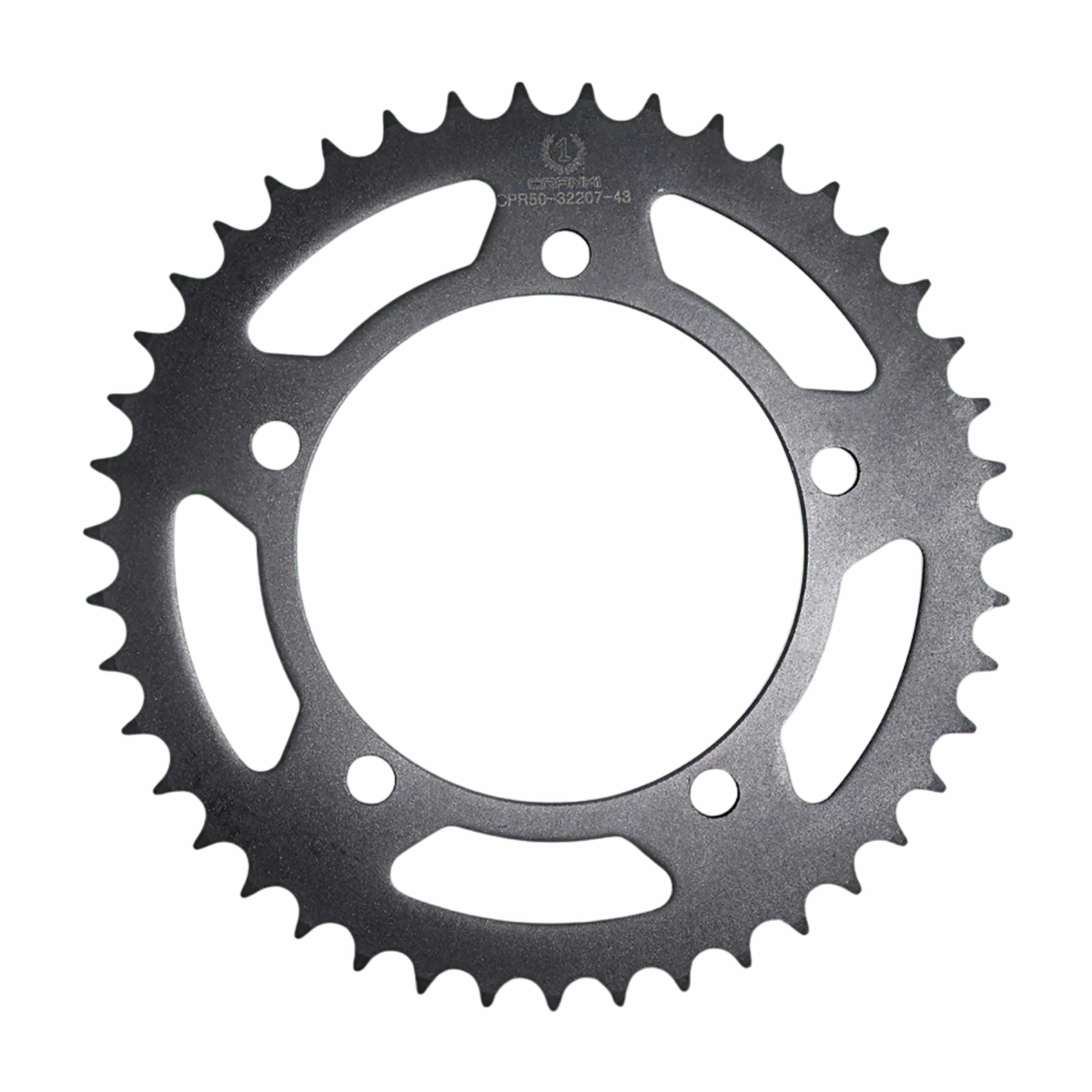 Crank1 Performance Motorcycle Sprocket Pitch 525 - CPR50-32207-43T - Black
