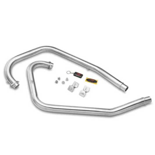 Red Rooster Performance Stellar Header Pipe for Interceptor 650 / GT 650 - Silver Polish