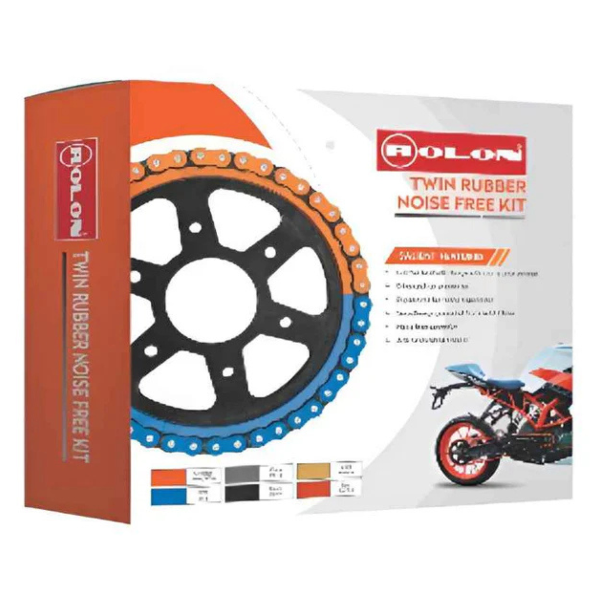 Rolon KTM Duke / RC 200 Chain Sprocket Kit - KIT HPXRO F502NF - Rolon