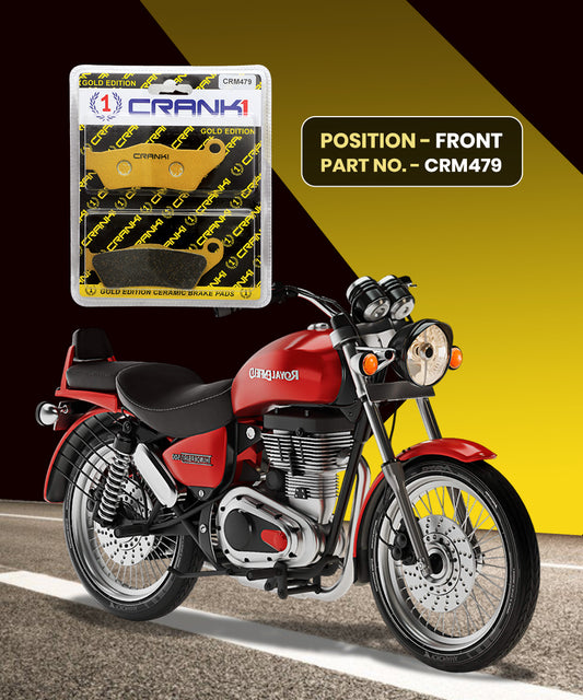 Crank1 Ceramic Brake Pads for RE Thunderbird 350/500
