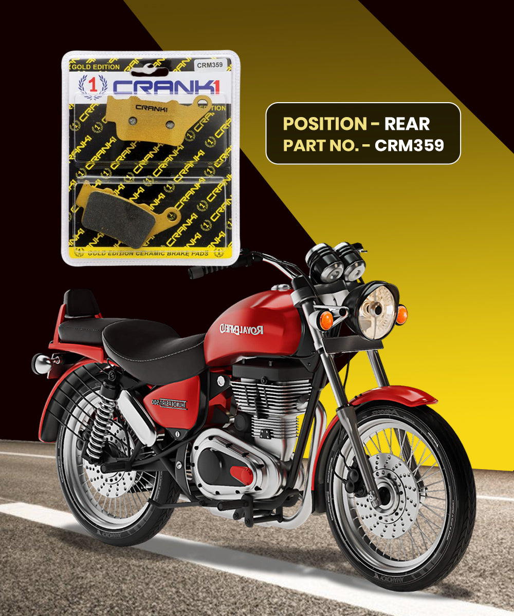 Crank1 Ceramic Brake Pads for RE Thunderbird 350/500