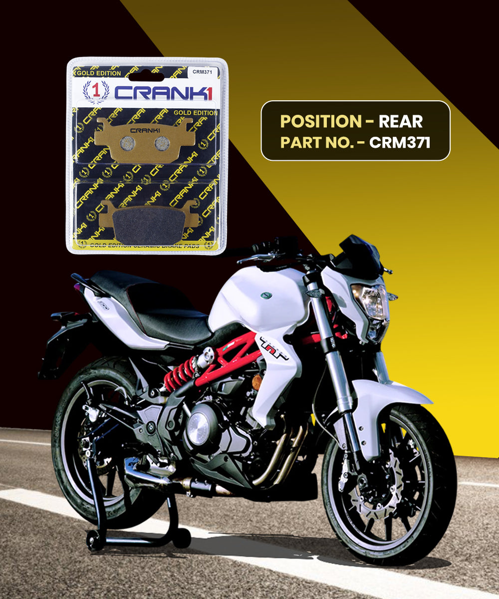 Crank1 Ceramic Brake Pads for Benelli BN TNT 300