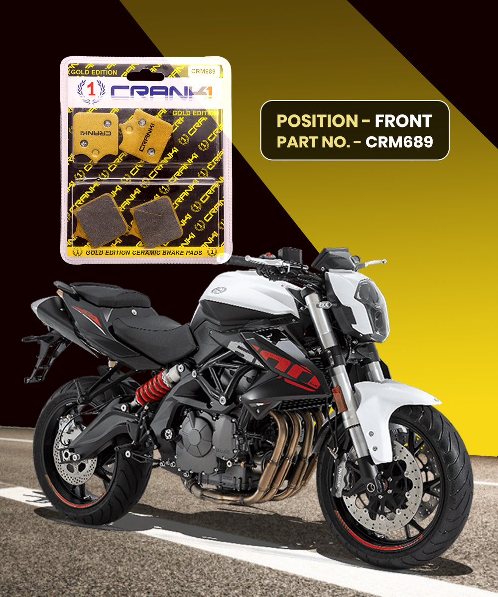 Crank1 Ceramic Brake Pads for Benelli TNT 600i