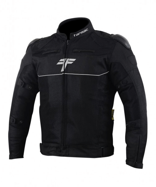 Tarmac One III Riding Jacket with Safe Tech Chest Protectors - Black