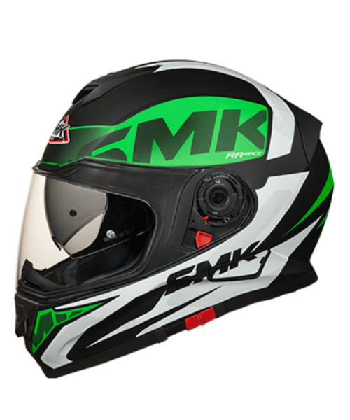 SMK Twister Logo MA281 Black Green Helmet