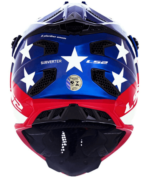 LS2 MX700 Subverter Evo Krome Glory Us Flag Helmet