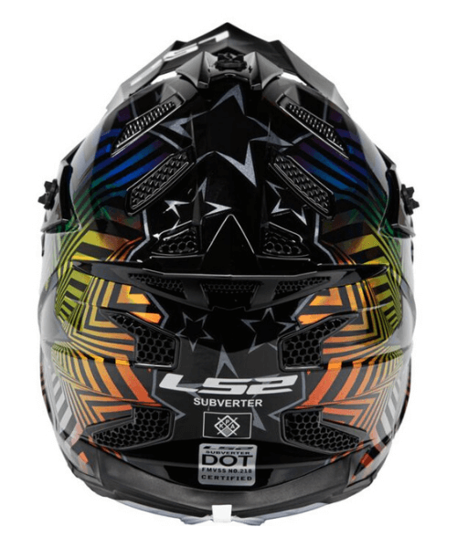 LS2 MX700 Subverter Evo Supercollider Holo Burst Helmet