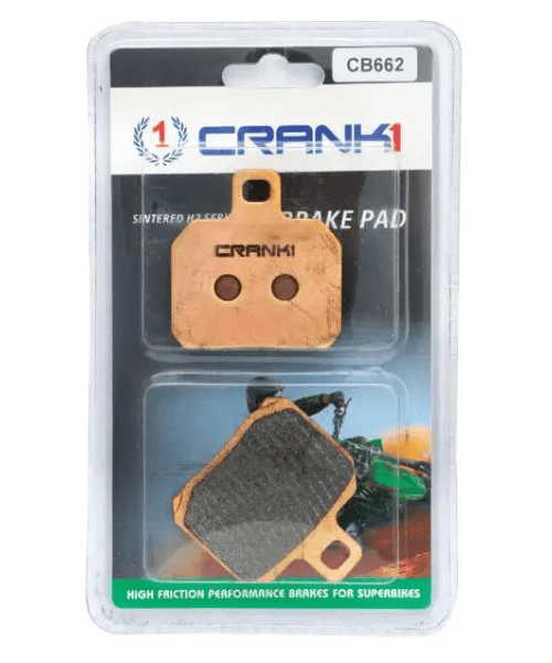 Crank1 Fully Sintered H2 Series Brake Pads for Ducati Hypermotard 1100 EVO / SP