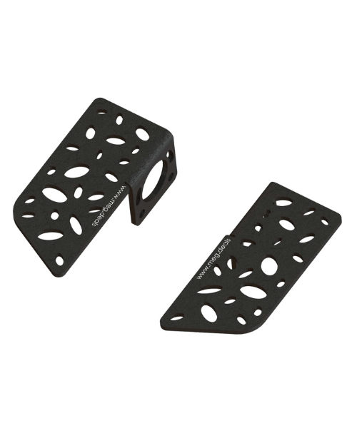 Meg Pillion Footrest for Mahindra Mojo - Stone Black