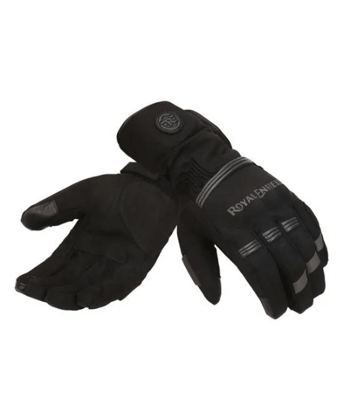 Royal Enfield Blizzard Riding Gloves - Black & Grey