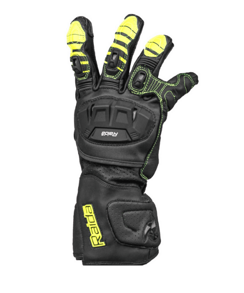 Raida AeroPrix Motorcycle Gloves Hi Viz