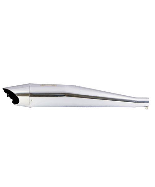 Moto Torque Shark Exhaust - Chrome