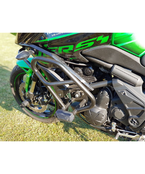 Zana Crash Guard with Slider Black - Kawasaki Versys 650